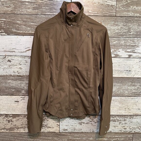 Nau Jackets & Blazers - NWOT Nau Brown SSI Courier Windshirt Light weight Windbreaker Jacket